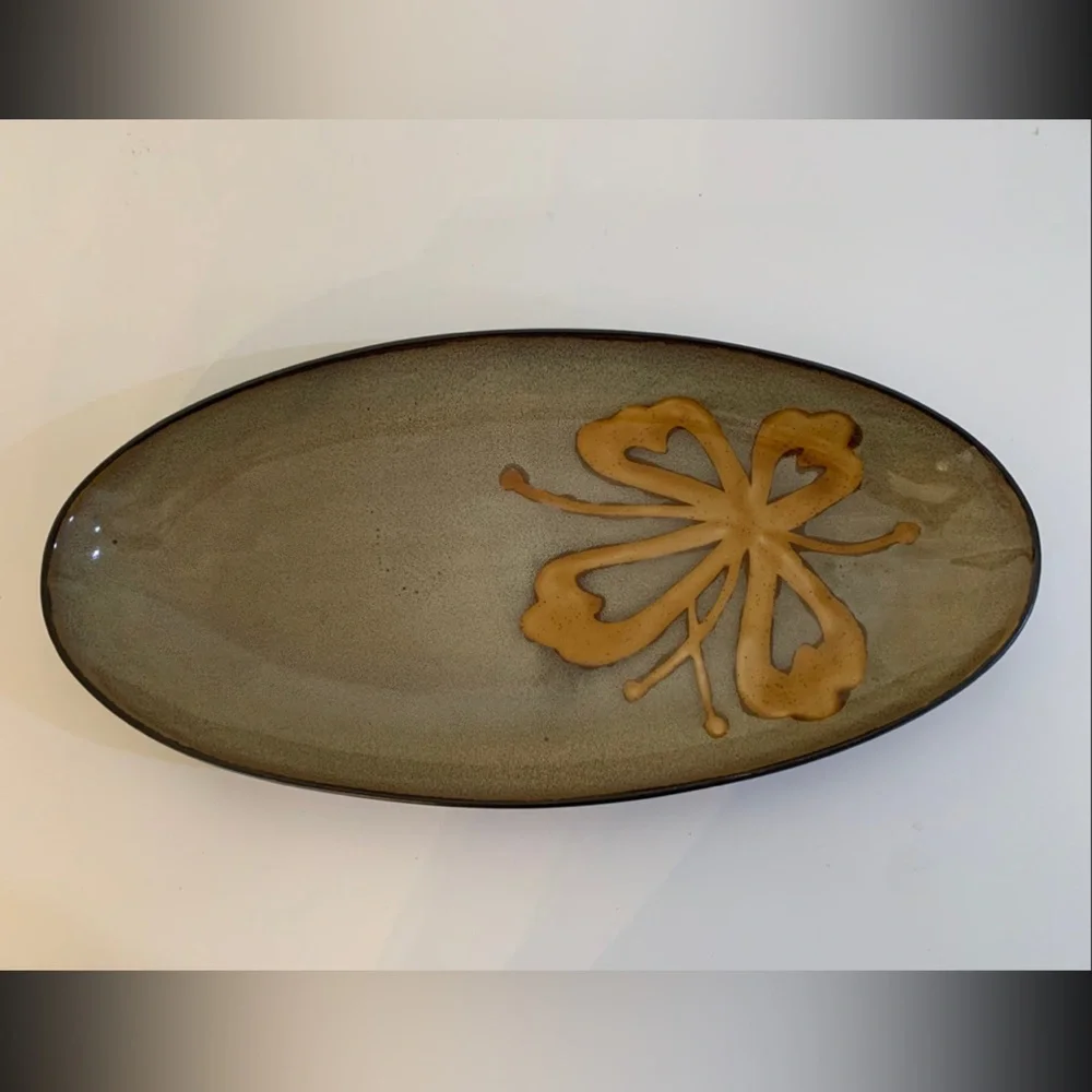 Pier 1 Imports Kioko Oval Stoneware Platters .